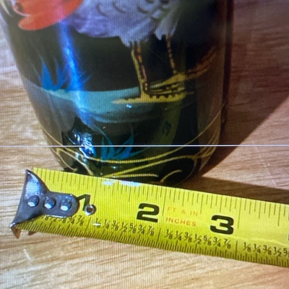 Handpainted Bottle Rooster - Picture 5 of 6